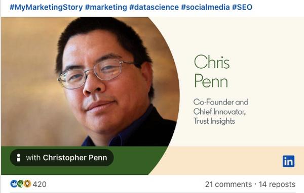 LinkedIn MyMarketingStory