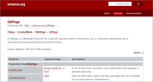 schema.org user interface for testing structured data